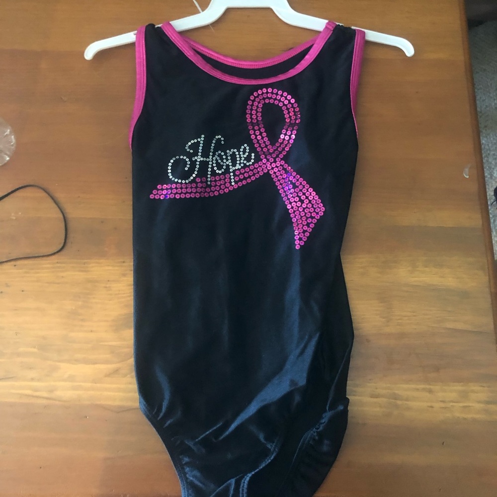 Ozone black & pink leotard